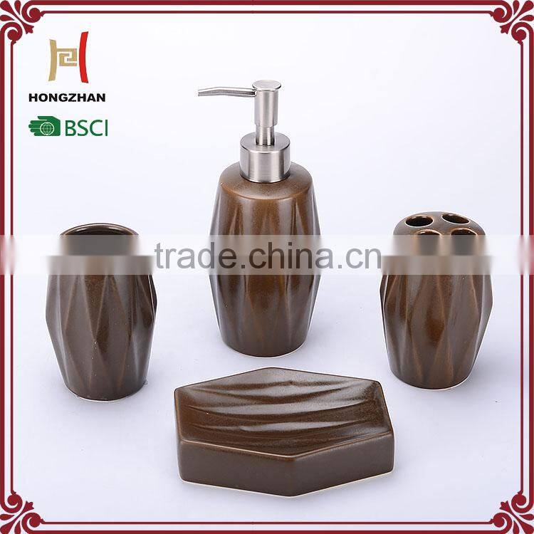 Creative New style ceramic Bathroom Set 4pcs