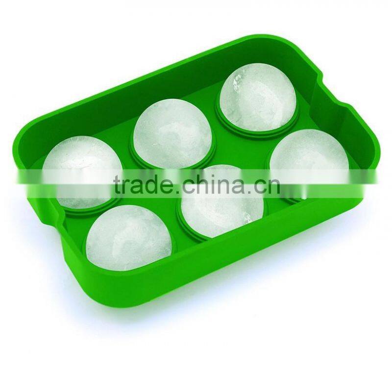 Home & Garden Cooking Tools ice Ball 6 capacity Mold Silicone Ice ball