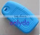 Fashion promotional gifts silicone key cover silicone skin cover for car key with green colour