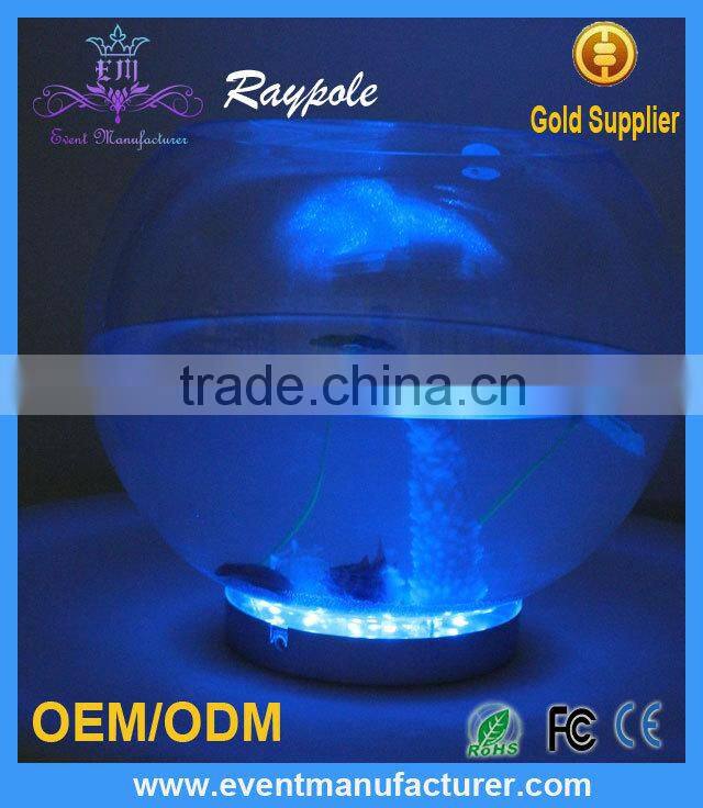 Rechargeable Multi-Color Changing Round Bottle Glorifier LED Light Base