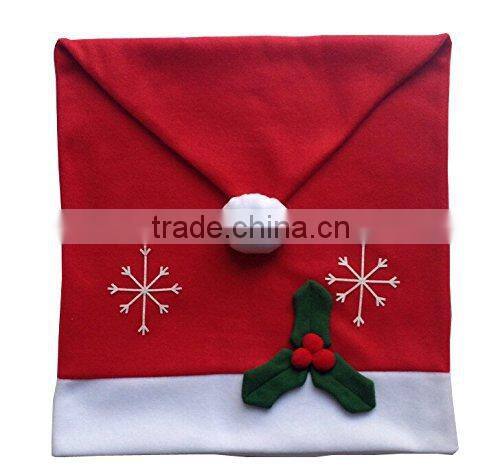 Set of 2 Santa Hat Christmas Chair Covers - Christmas Gift Bag