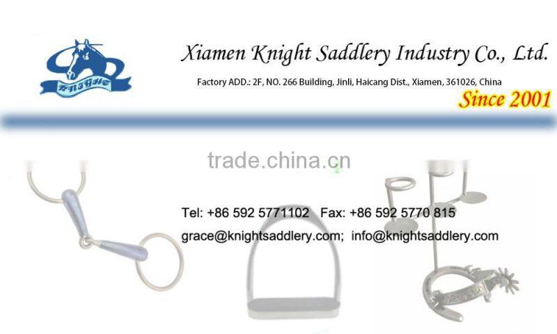 Nickle Plated Single Curb Chain with PP or Leather Webbing and Zinc Buckles