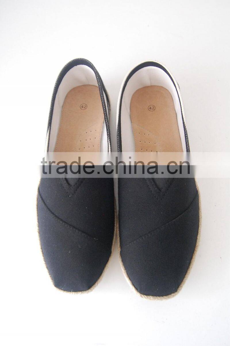 2016 chinese shoes men casual men canvas shoes with rope foxing