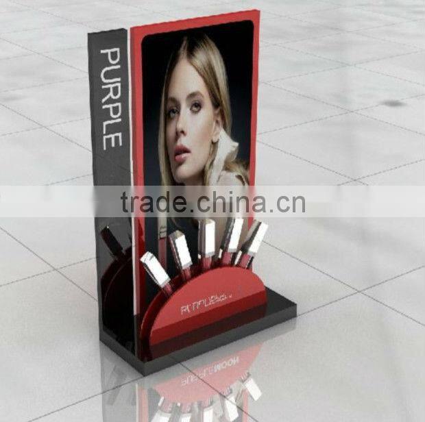 Acrylic countertop cosmetics exhibition stands displays