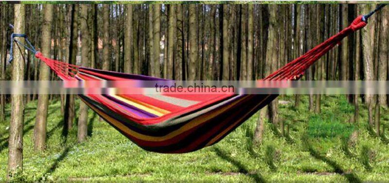 High quality portable camping hammock,canvas hammock,fabric hammock