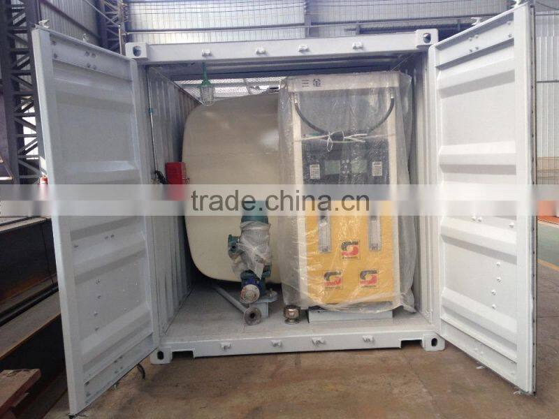 high quality 20feet and 40feet mobile containerized fuel station for sale