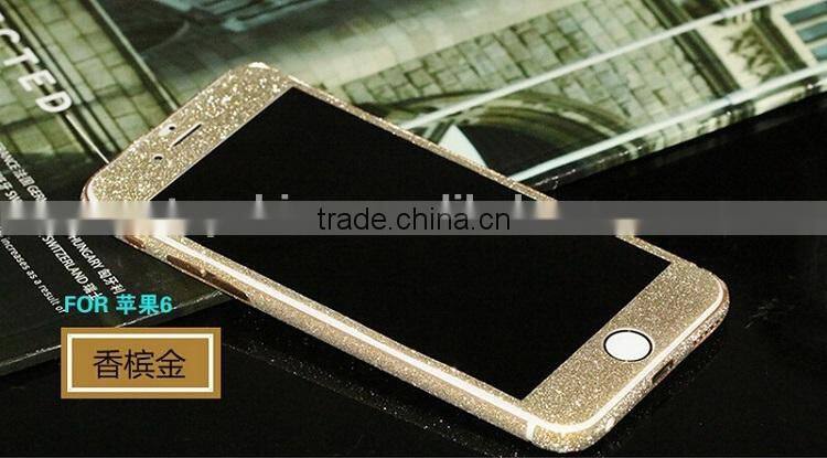 Glitter full body sticker for iPhone 6,for iPhone decal skin sticker