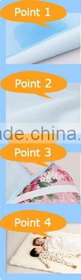 Polyester 100% comfortable bedwetting sheets for nursing care , sample order available