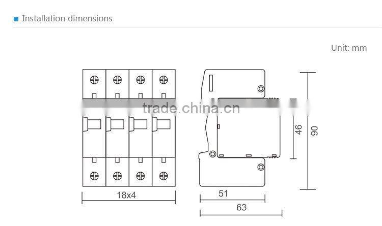 Types Of Lightning Arrester Power Strip Surge Protector(SP-B30/4)