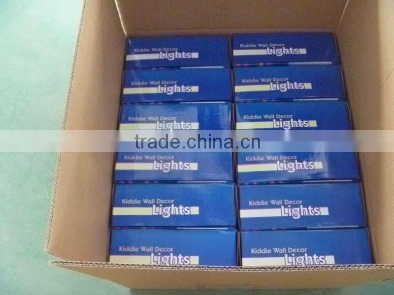 baby room plastic material decorative wall lamp