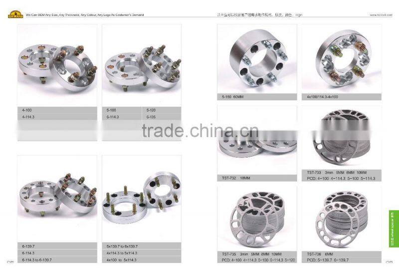 B MW 5x120 aluminum wheel spacer&5 lug Car wheel adapter