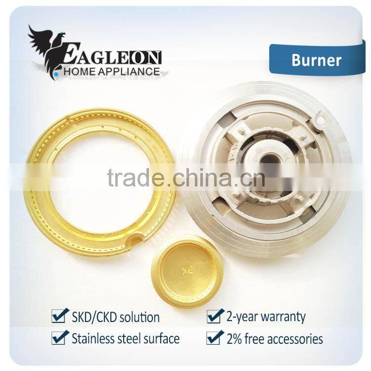 copper gas grill burner parts burner cap Sabaf burner Golden copper burner