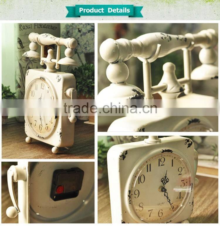 High quality vintage ring call desk clock