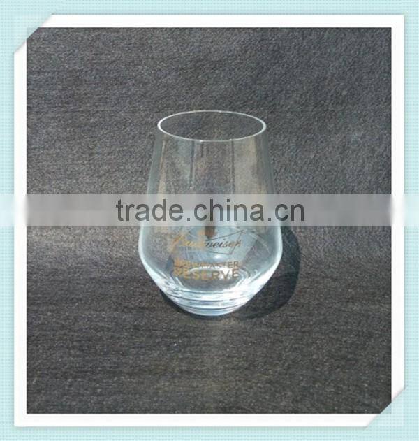 Shanxi mouth blown whiskey glass handmade glass whiskey cup for sale
