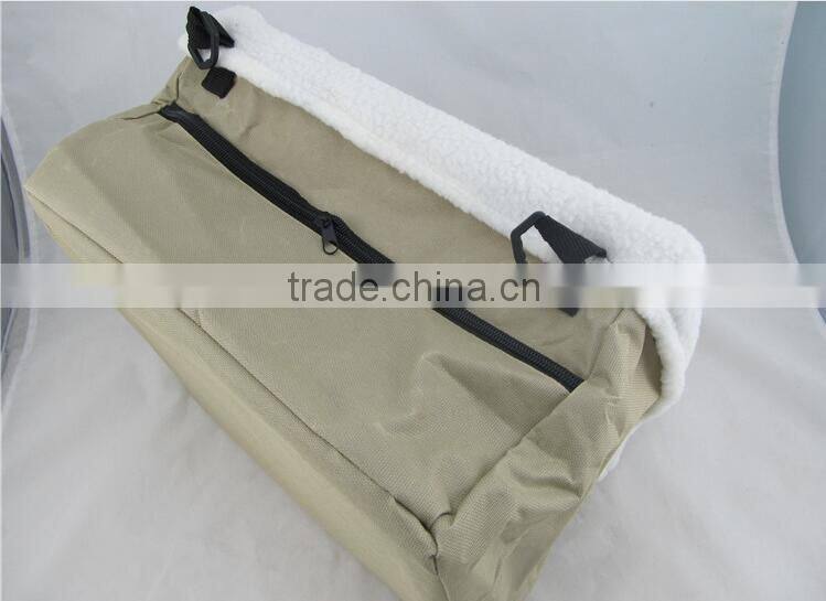 Pet Booster Seat with Zipper Storage Pocket