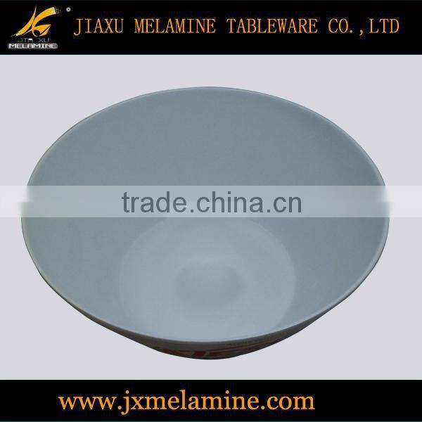 10"melamine salad bowl with outside full printing