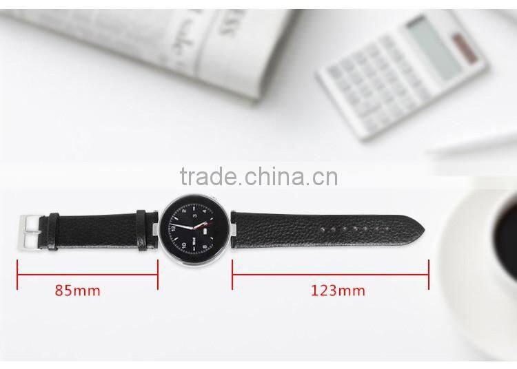 New Design Bluetooth Round Shape Android S365 Man Watch Support Multi-languages