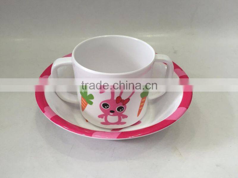 Melamine Kids set Plastic Dinnerware Set