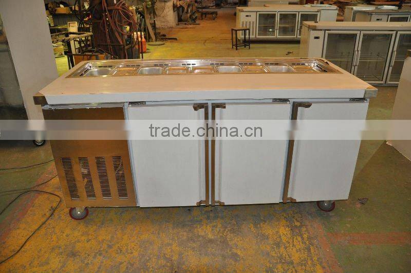 Pizza Preparation Cabinet With EMBRCO Compressor