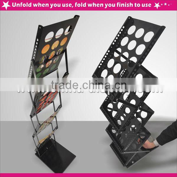 Portable Z shape Brochure Stand display for exhibition Show