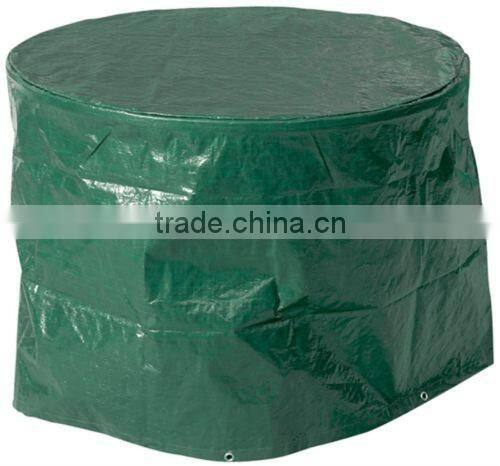 Patio Furniture Cover. Garden Small Round Table Weather Protection Polyethylene Cover