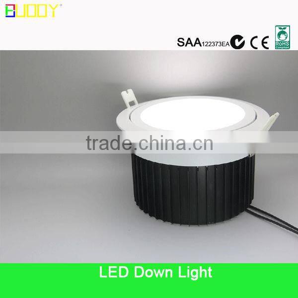 2015 HOT SALES dimmable Sharp 30w led downlight( Cutout: 140mm ) waterproof IP65