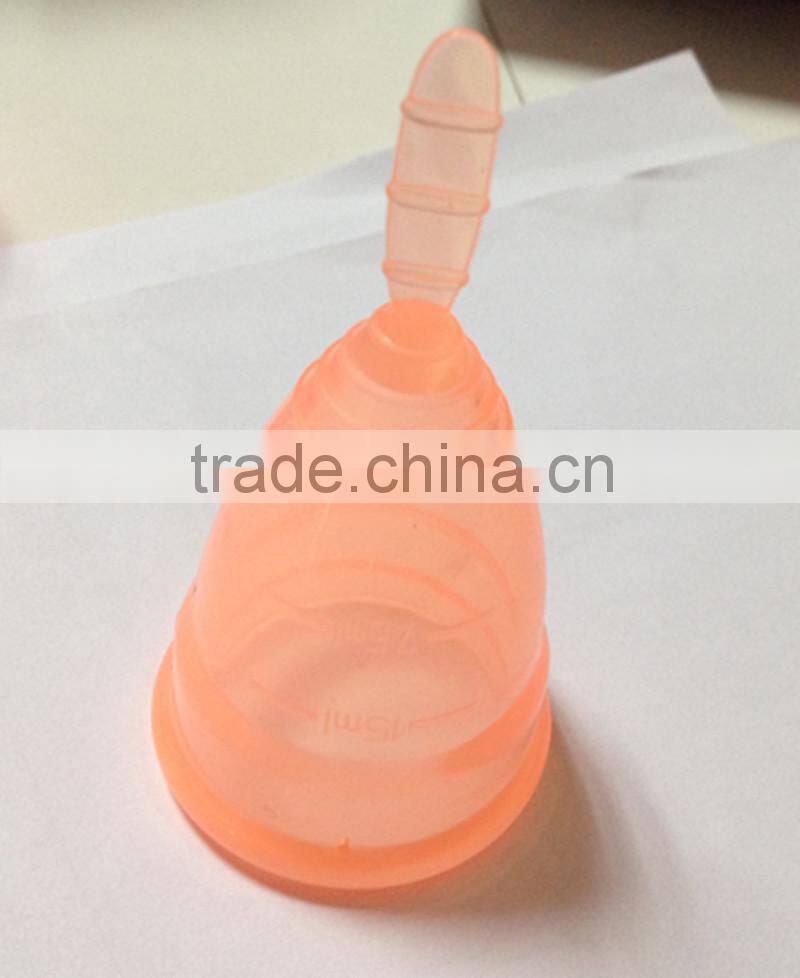 Lady period cup made of 100% Germany Wacker Medical grade silicone