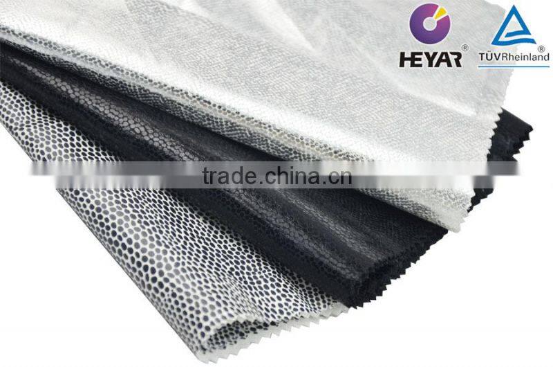 Foil Print Shimmer Dot Design Fabric for Dress Pants