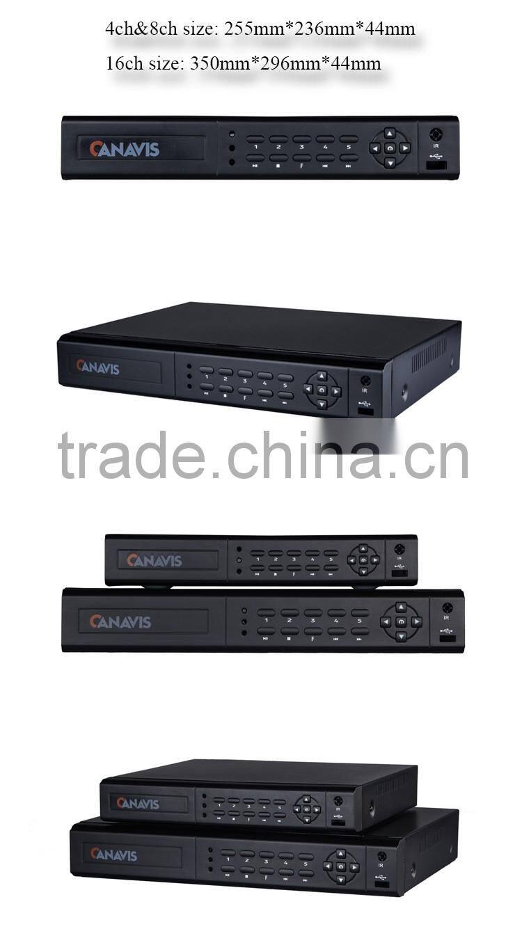 16ch h.264 DVR home security System1080N DVR for Hisilicon Chip support 2 megapixel night vision AHD real time playback dvr