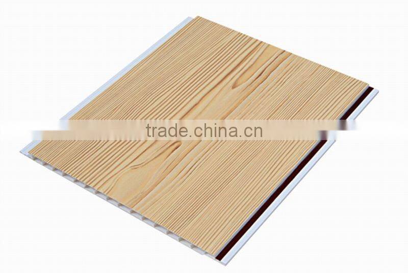 Wood color Pvc sheet for ceiling decoration