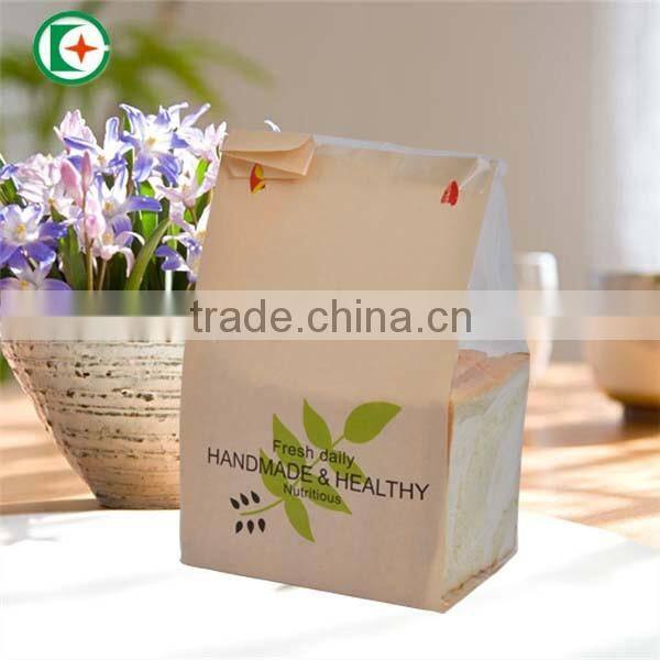 Sharp bottom with clean plastic window paper bag