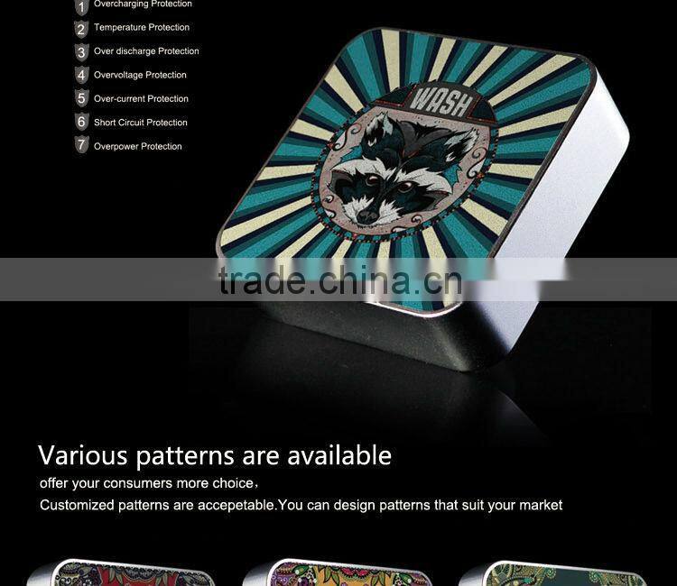 racoon pattern, mobile power supply /portable power bank /mobile recharger 78000 mah