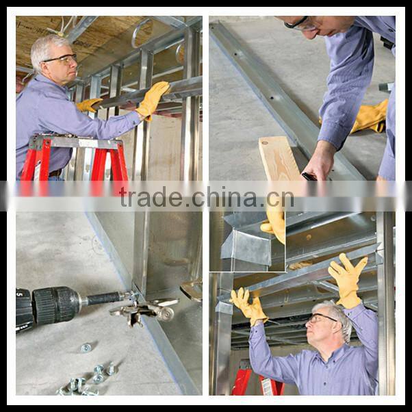 Factory price galvanzied light steel frame for partition