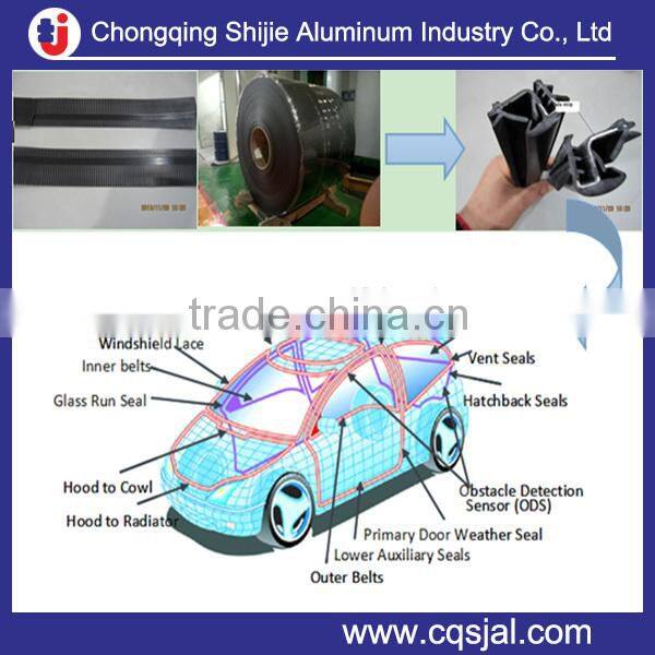 5754 alloy aluminum strips for EPDM rubber sealing strip