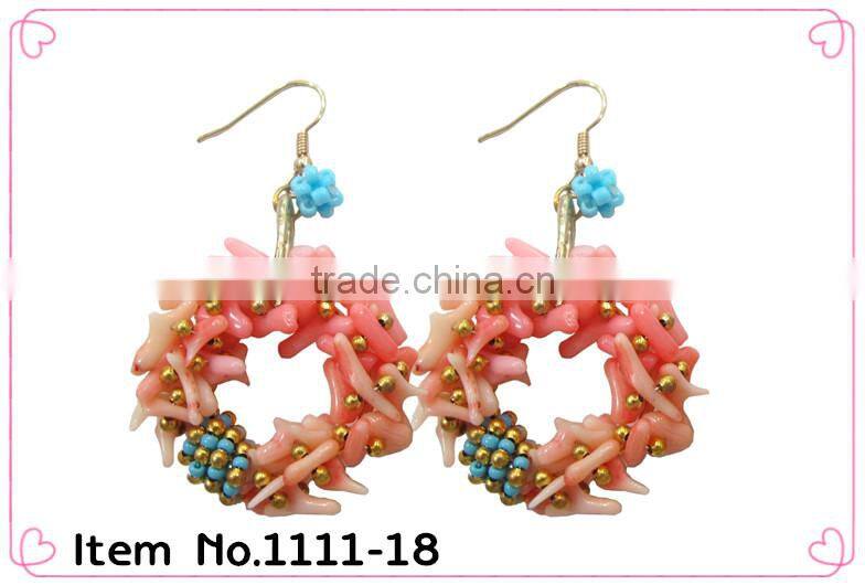 2014 trendy women rhinestone earrings
