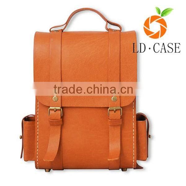 Vintage Backpack Leather / School Bag/ Rucksack/ Outdoor Travel Backpack