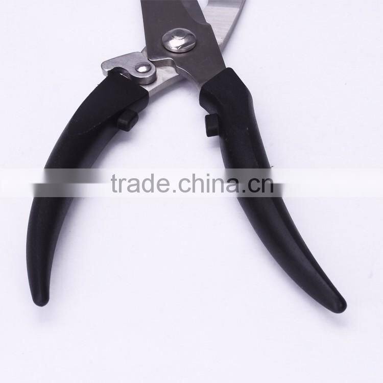 SK13159 -2016 Special design 9."full stainless steel kitchen poultry shears comfortable use in your ktichen