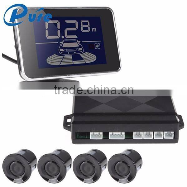 car reverse parking sensor lcd display 4/6/8 sensors parking sensor with" Dang dang" reminder/human speaker