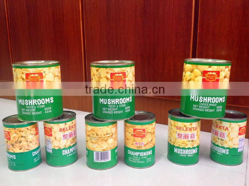 New Fresh Canned Mushroom