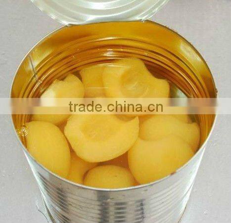 Chinese best canned yellow peach in halves factory