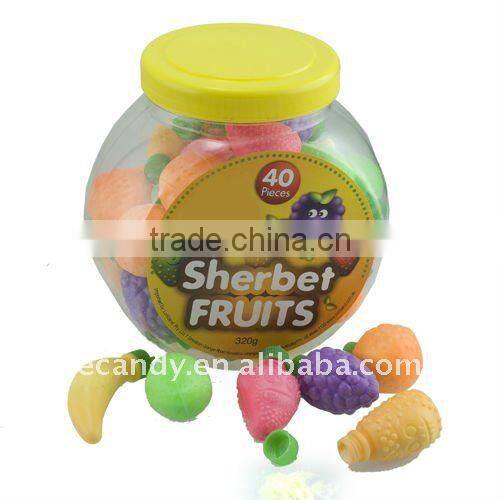 CC stick powder candy in jars
