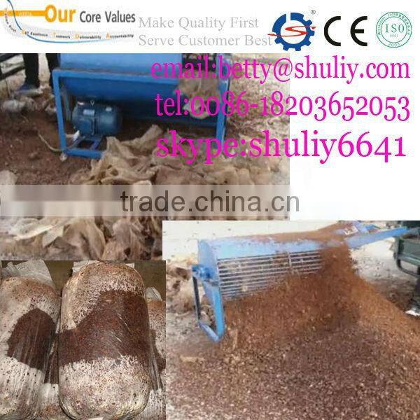 fungus bag crusher/waste mushroom bag separating machine/Fungus Bag Separator machine