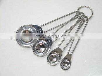 4pcs set stainless steel measuring spoons