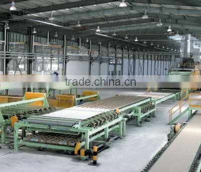 Gypsum board machinery