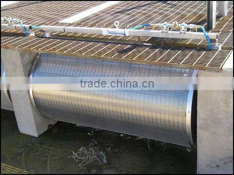 Galvanized steel serrated floor fish screen
