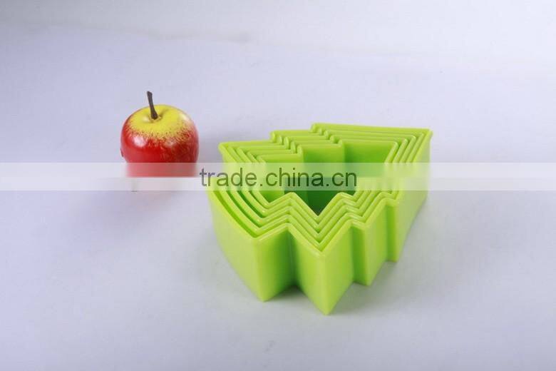 FDA plastic cookie molds in green color