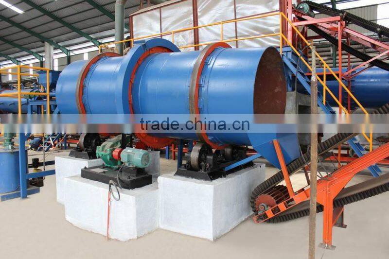 rotary coating machine for granule organic fertilizer