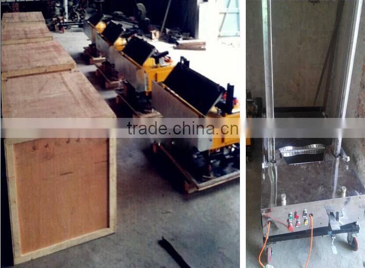 NEWEEK smooth 5m height daub cement plastering wall rendering machine