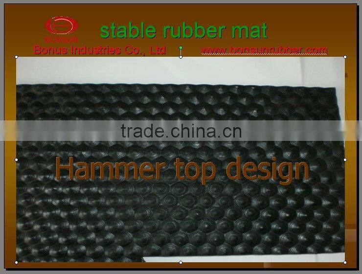 hammer design cloth insertion Rubber Stable Mat