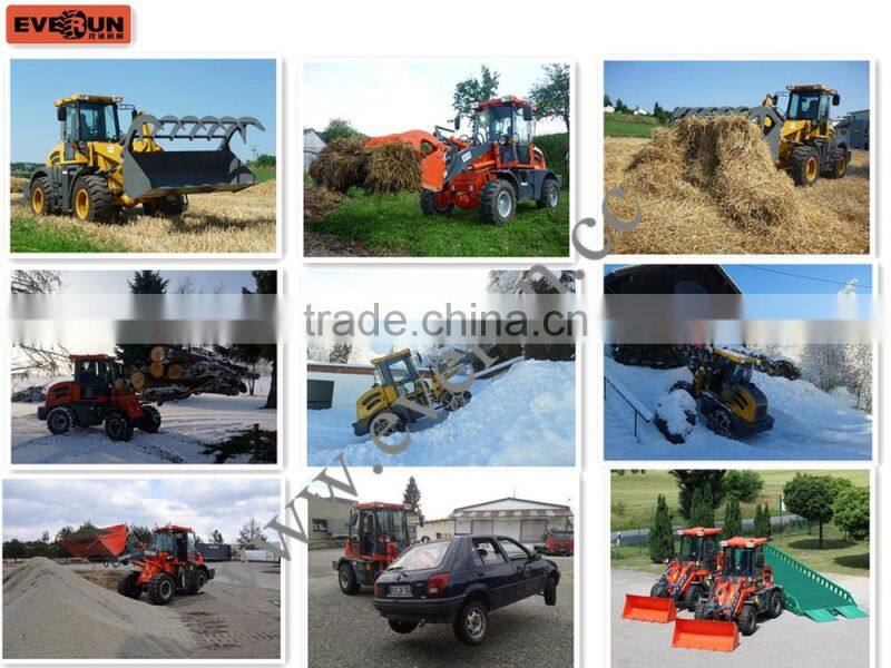 Everun Zl08 Er08 Mini Wheel Loader with CE